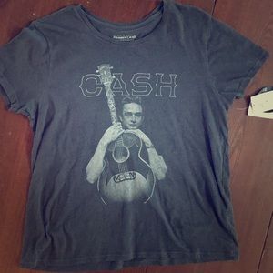 Lucky brand🍀 man in Black 🖤 Johnny cash shirt